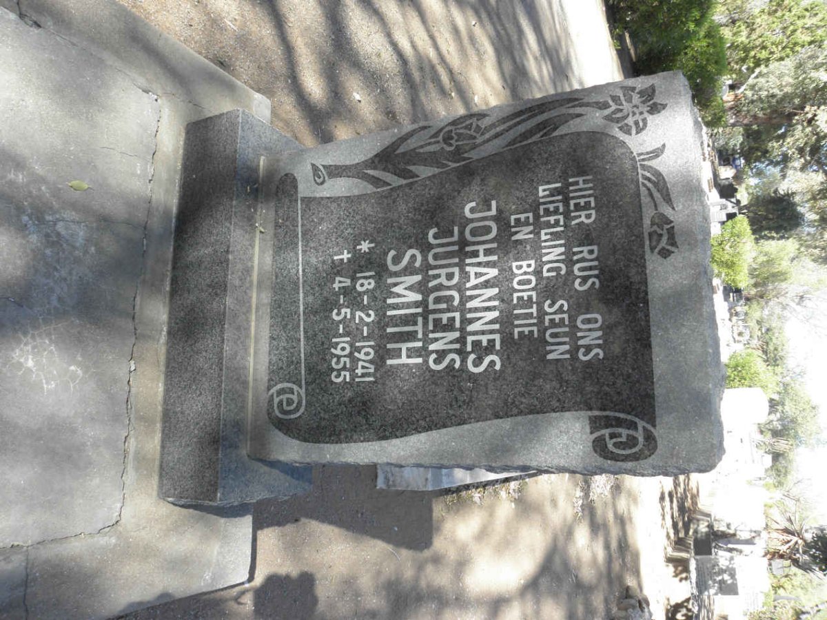 SMITH Johannes Jurgens 1941-1955