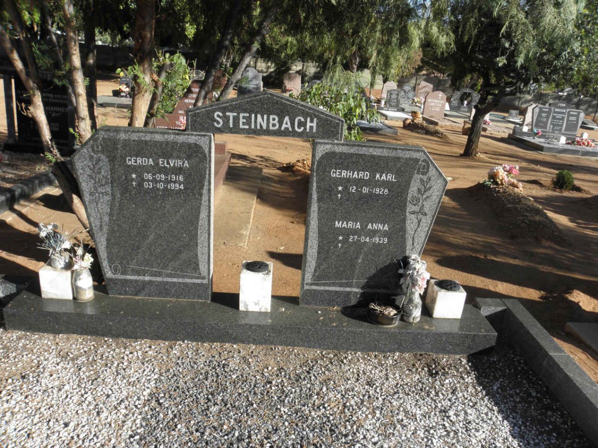STEINBACH Gerda Elvira 1916-1994 :: STEINBACH Gerhard Karl 1928- :: STEINBACH Maria Anna 1939-