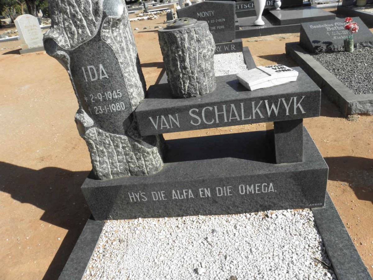 SCHALKWYK Ida, van 1945-1980