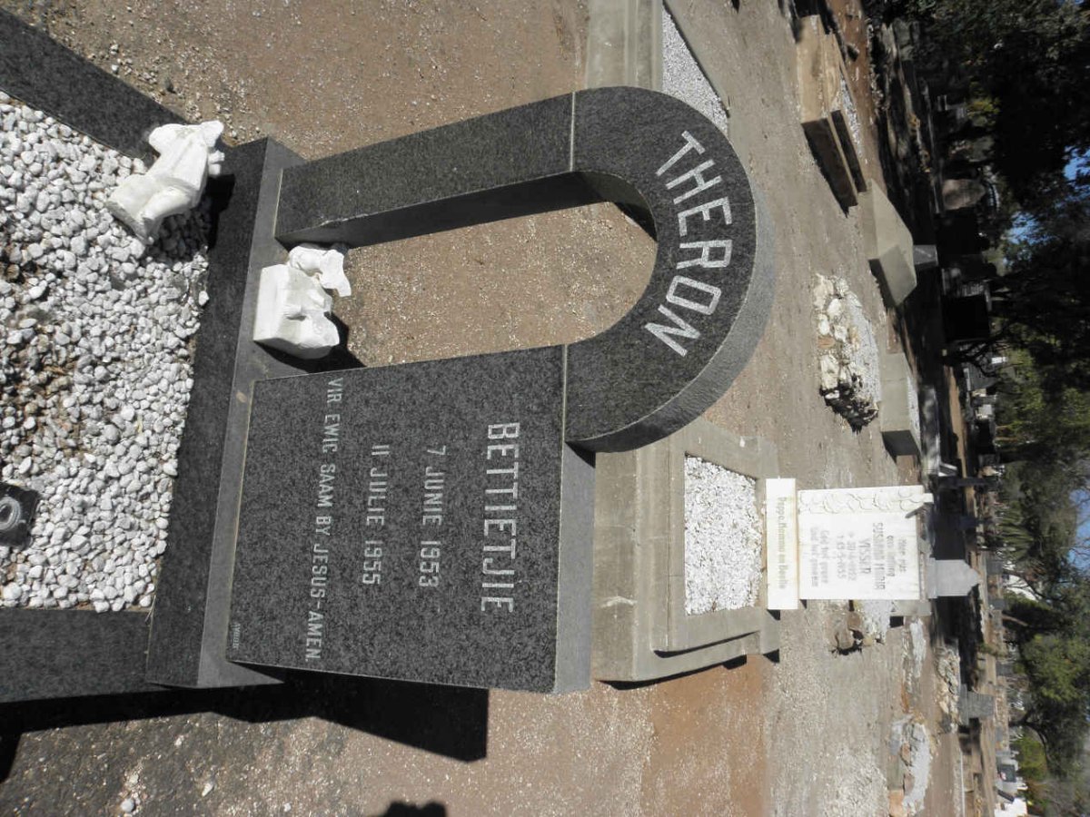 THERON Bettietjie 1953-1955