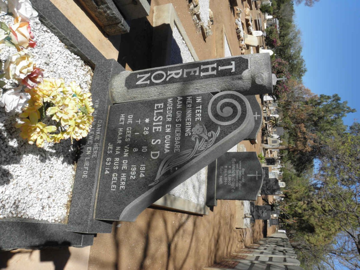 THERON Elsie S.D. 1914-1992