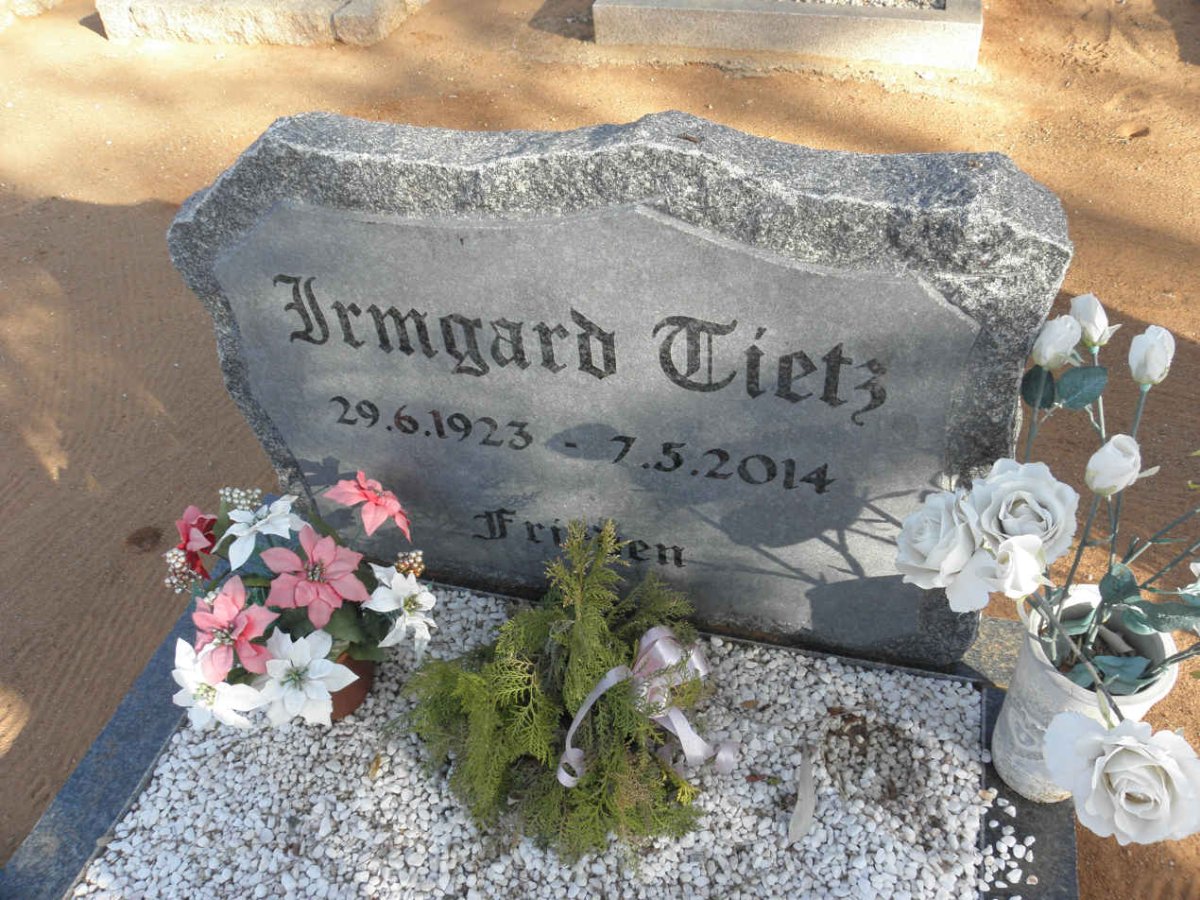 TIETZ Irmgard 1923-2014