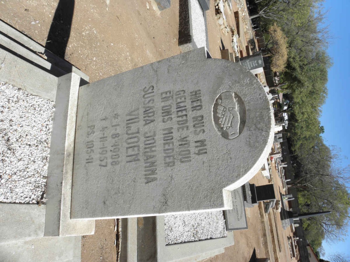 VILJOEN Susara Johanna 1908-1957