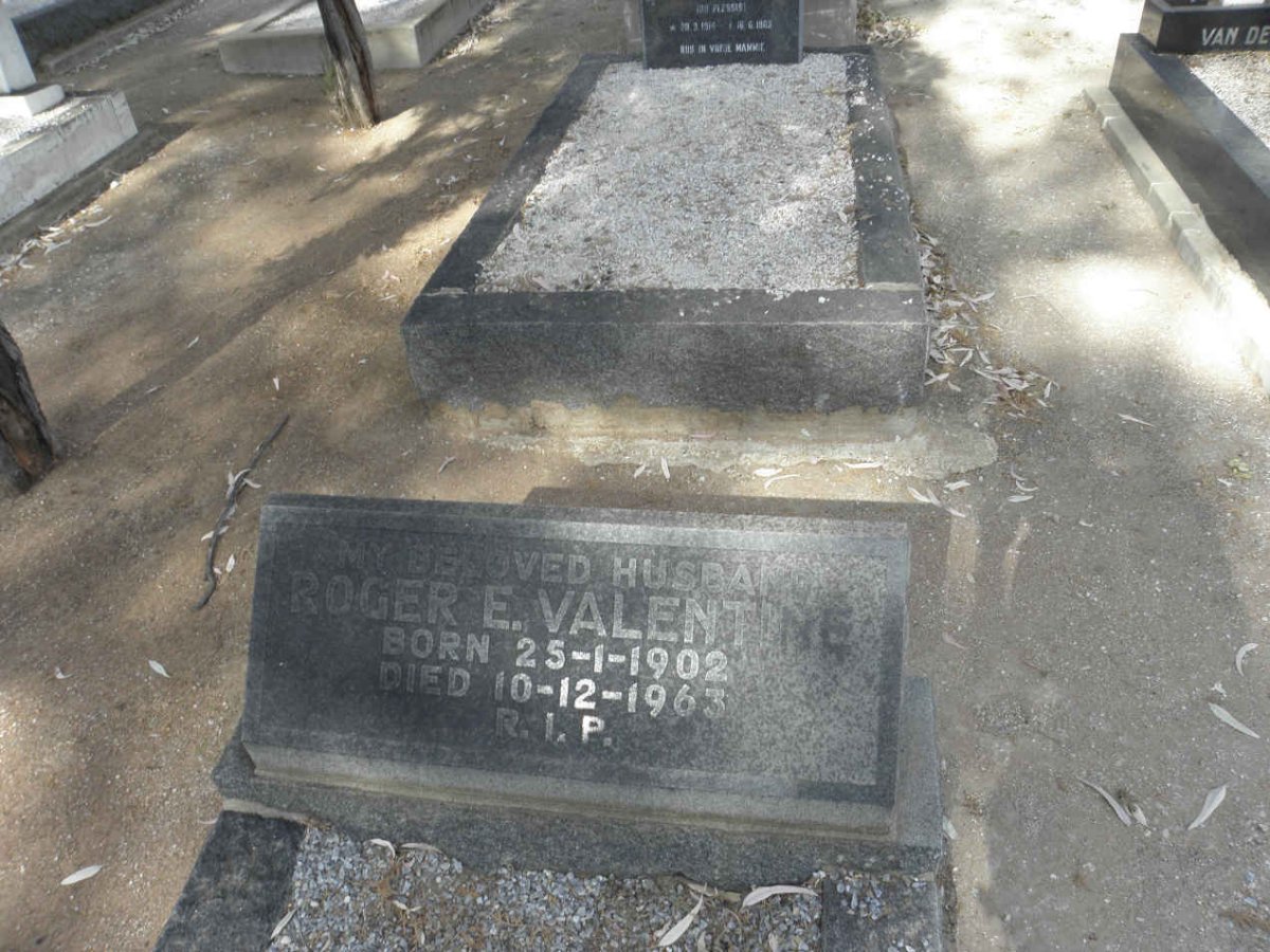 VALENTINE Roger E. 1902-1963