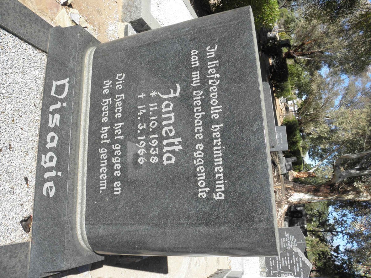 VISAGIE Fanetta 1938-1966
