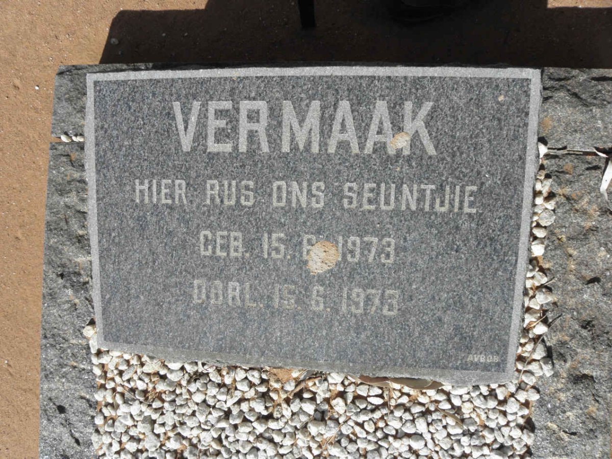 VERMAAK 1973-1973