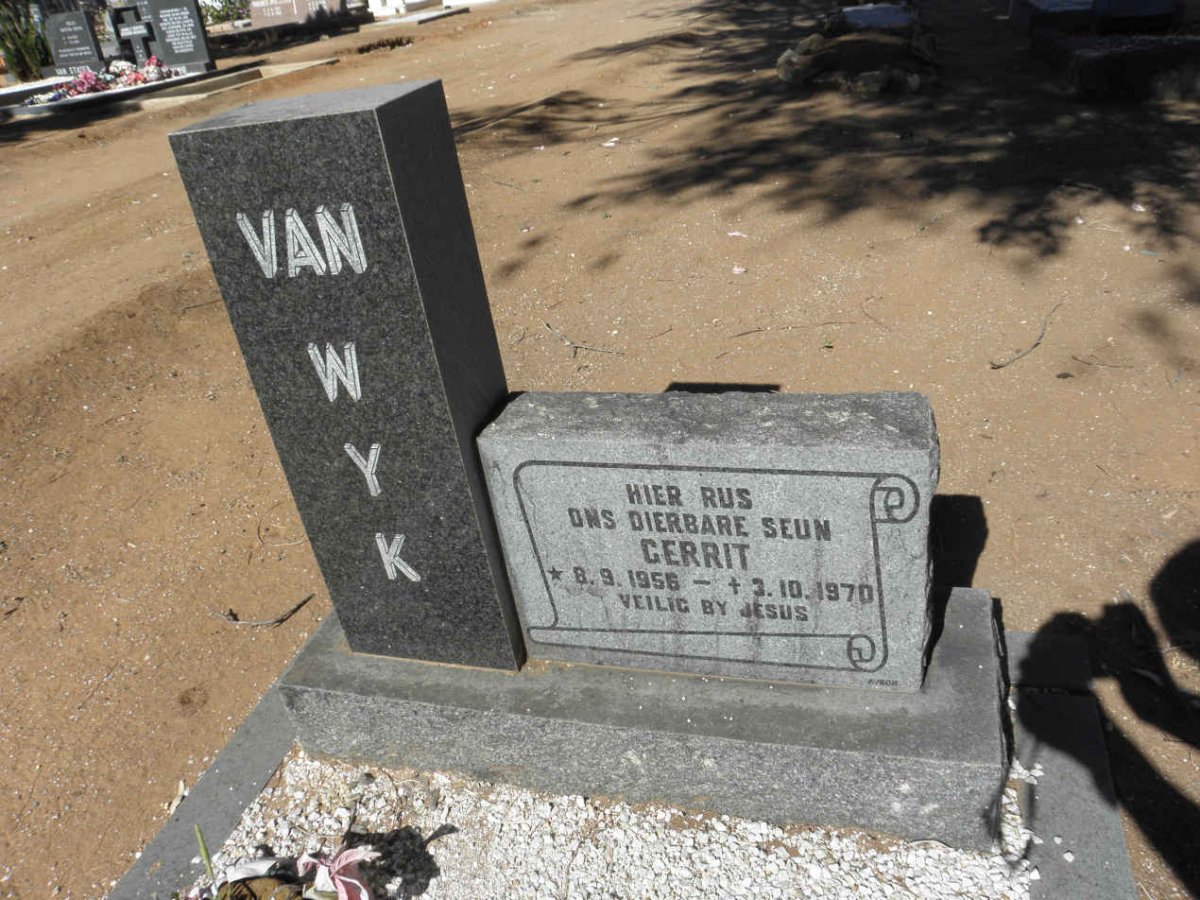 WYK Gerrit, van 1956-1970