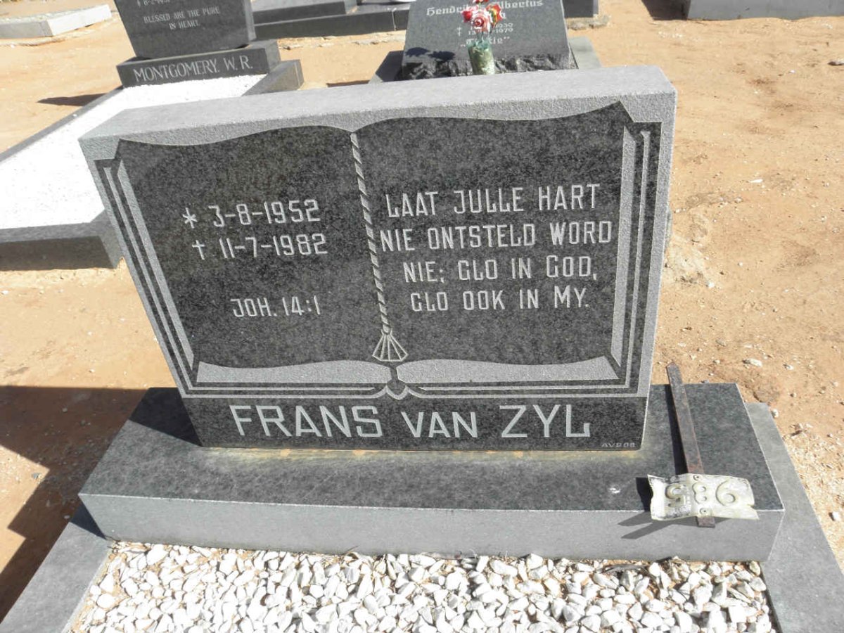 ZYL Frans, van 1952-1982