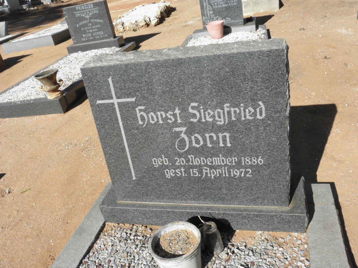 ZORN Horst Siegfried 1886-1972