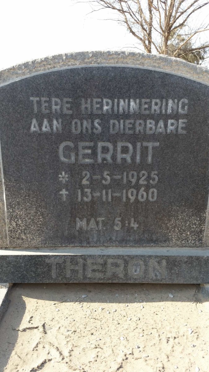 THERON Gerrit 1925-1960