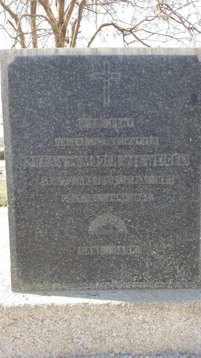 MORSCH Rosa, von nee WEIGEL -1945