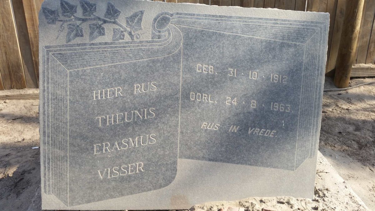 VISSER Theunis Erasmus 1912-1963