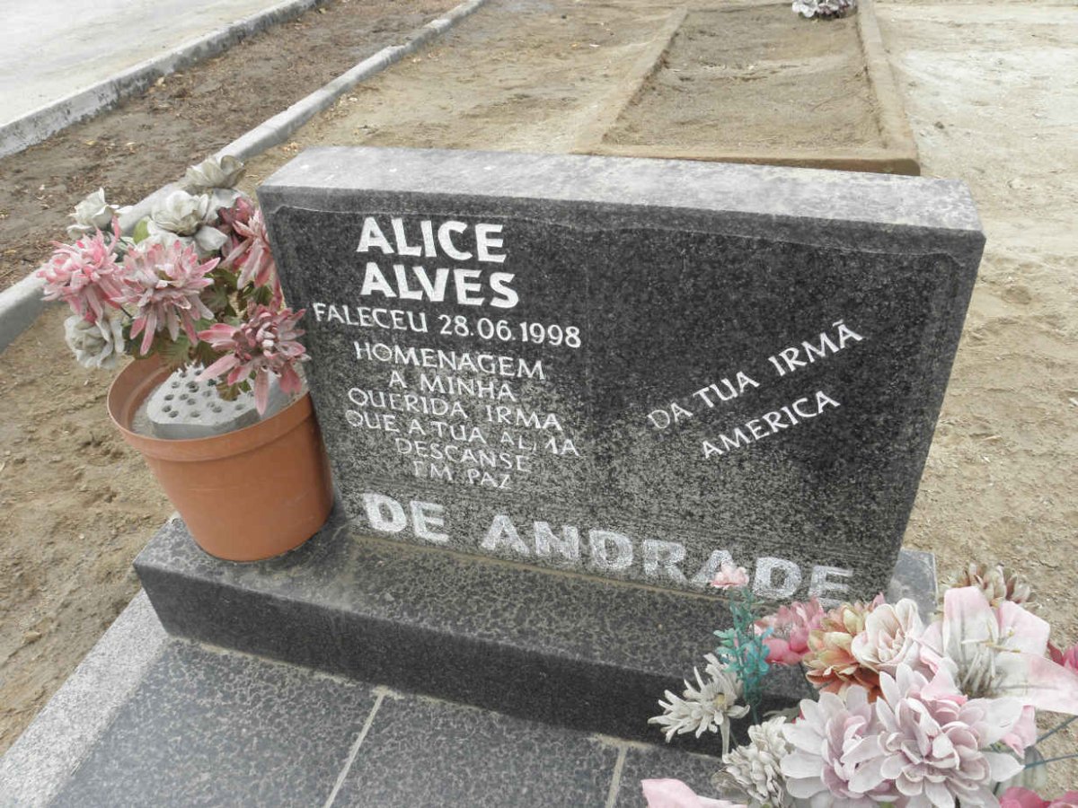 ANDRADE Alice Alves, de -1998