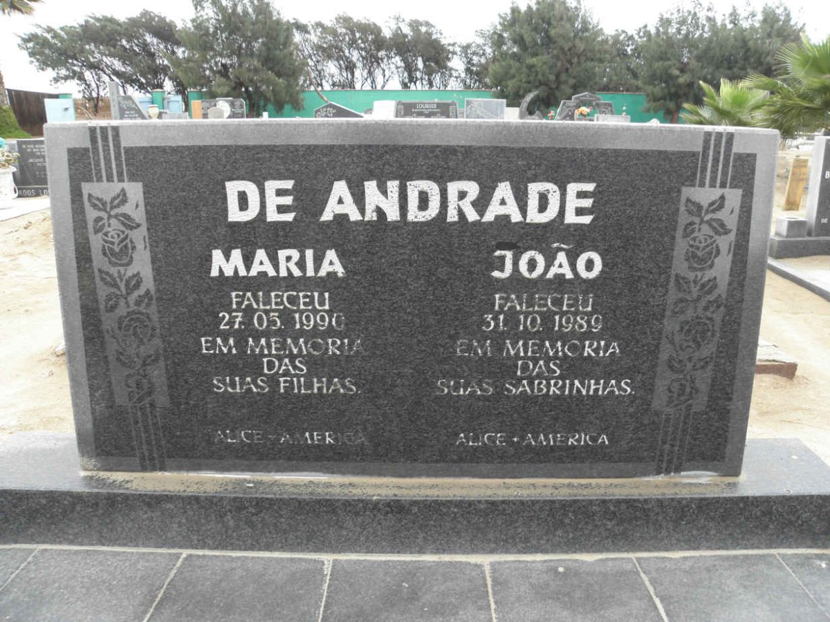 ANDRADE Joao, de -1989 &amp; Maria -1990