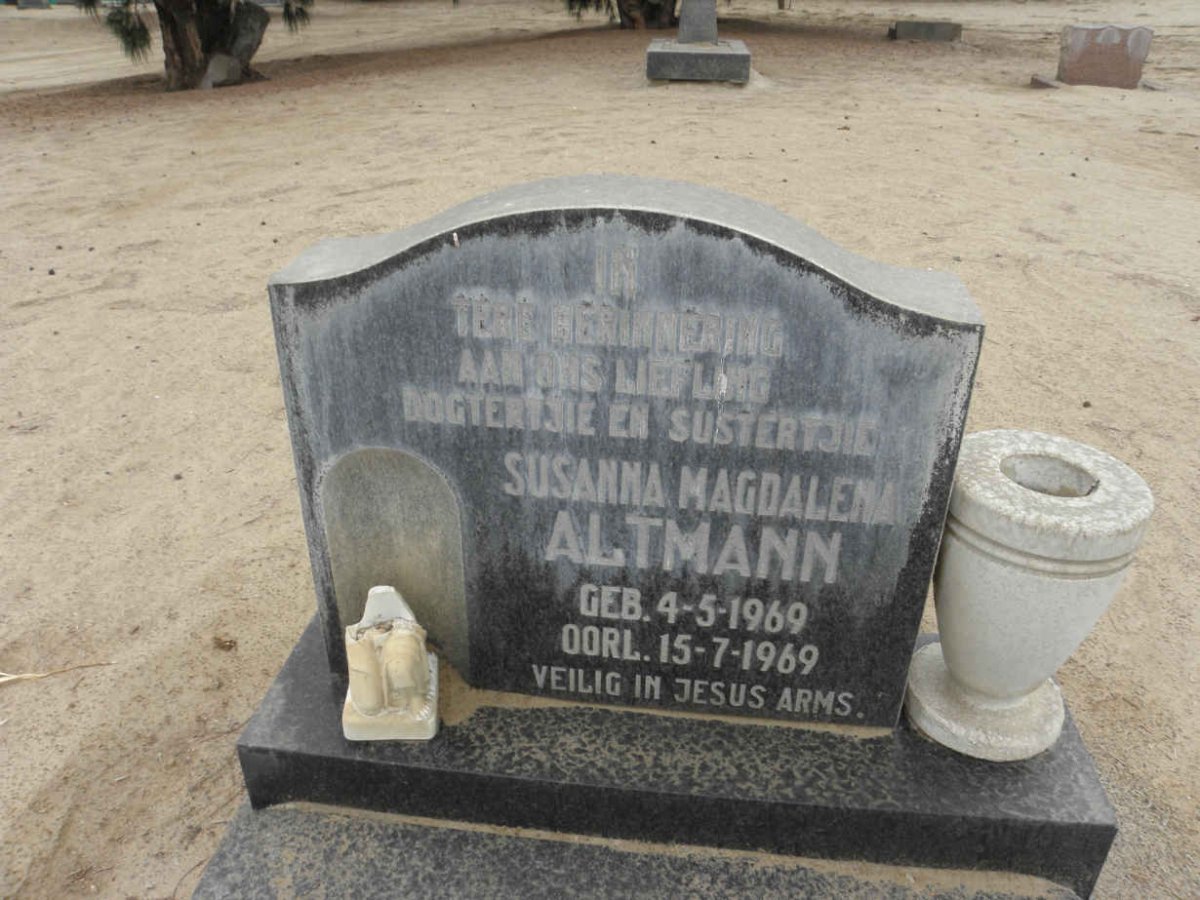ALTMANN Susanna Magdalena 1969-1969