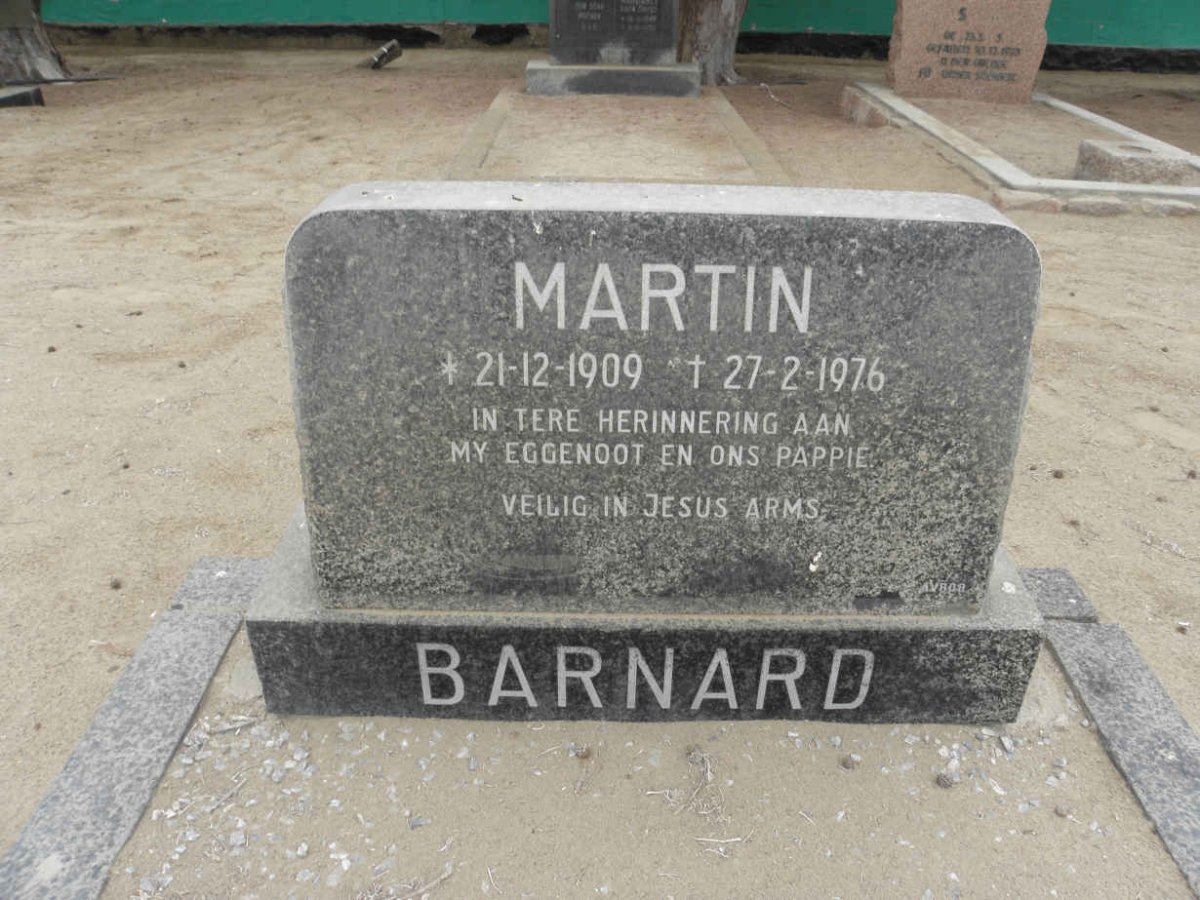 BARNARD Martin 1909-1976