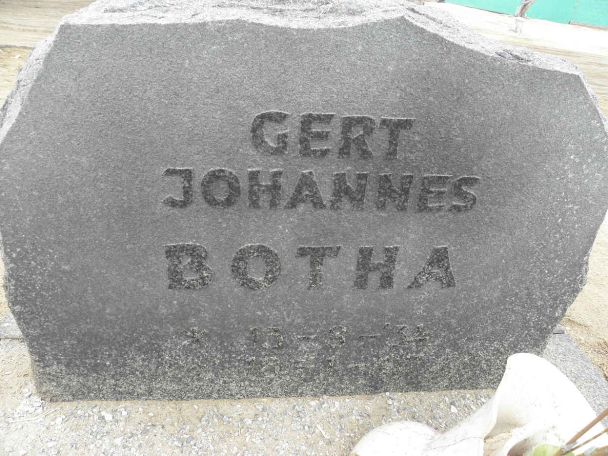 BOTHA Gert Johannes 1934-1995