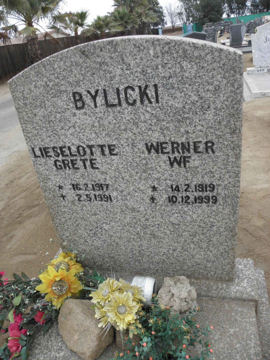 BYLICKI Werner W.F. 1919-1999 &amp; Lieselotte Grete 1917-1991