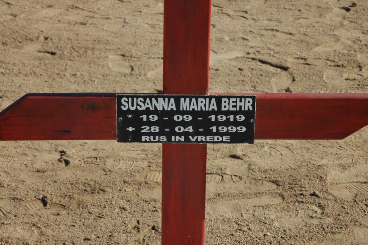 BEHR Susanna Maria 1919-1999