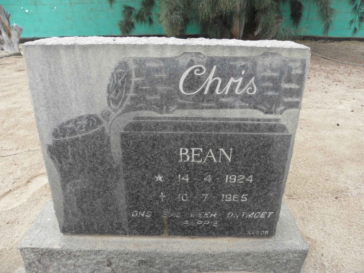 BEAN Chris 1924-1965