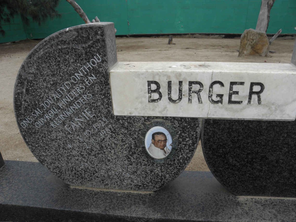 BURGER Fanie 1925-1987