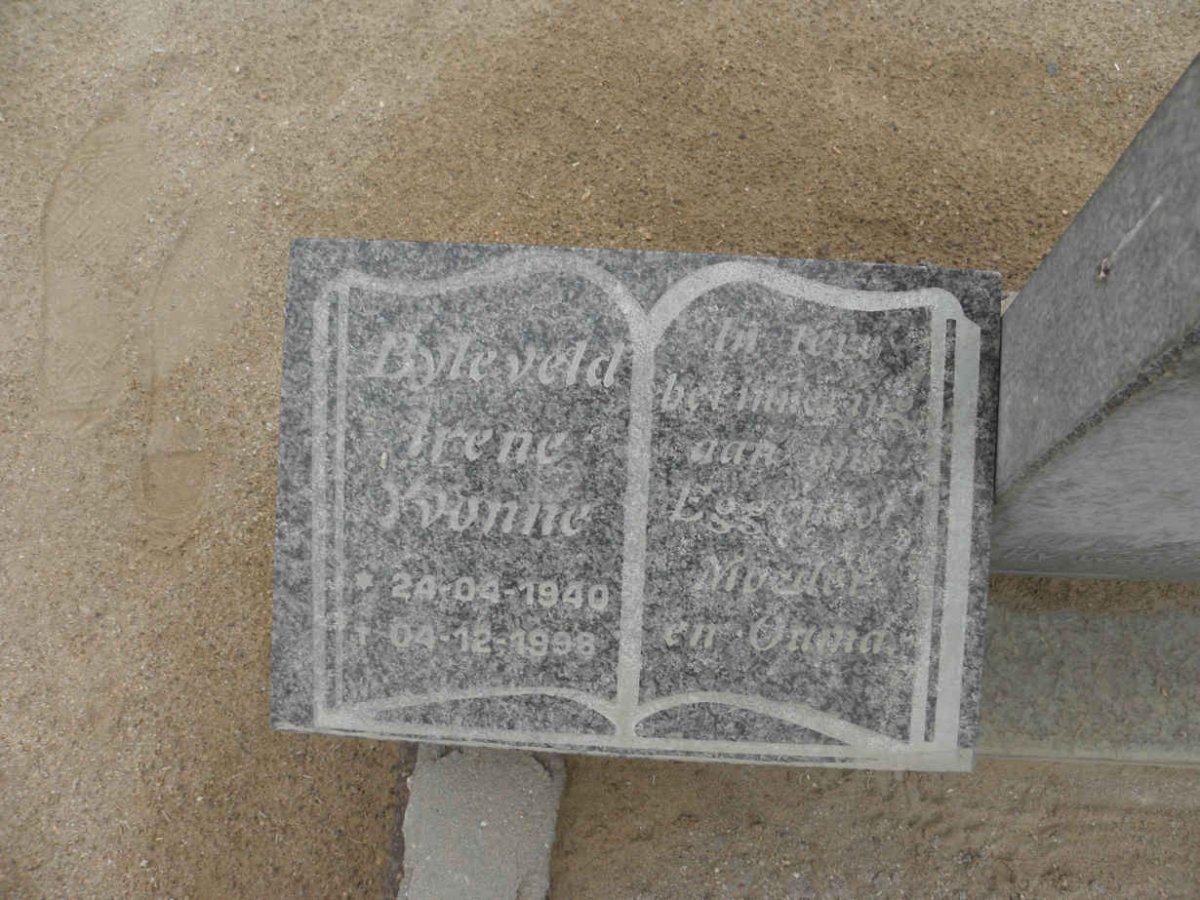 BYLEVELD Irene Yvonne 1940-1998