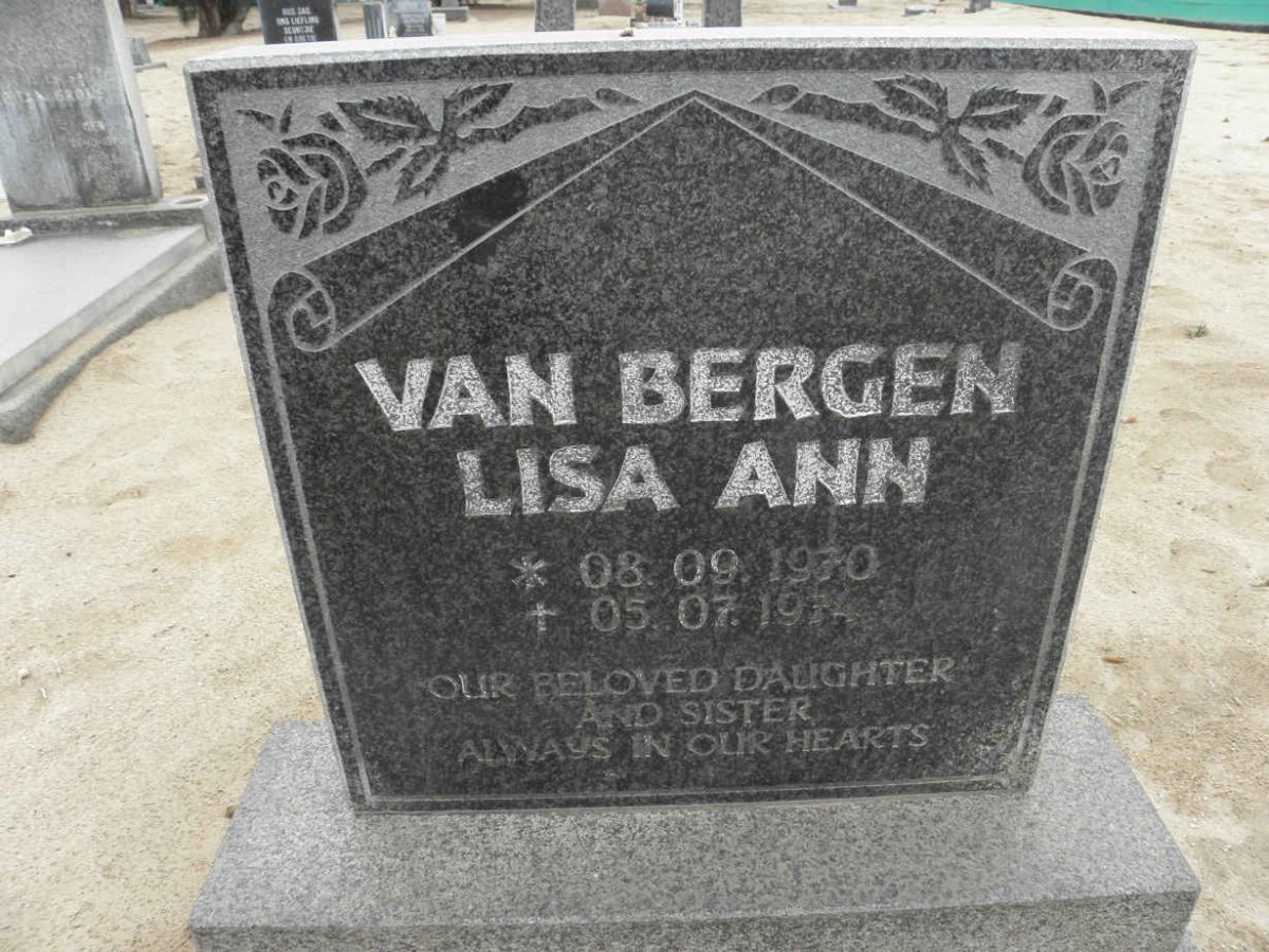 BERGEN Lisa Ann, van 1970-1974