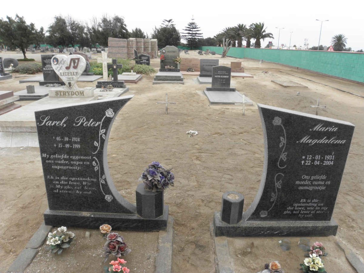 BURGER Sarel Peter 1924-1999 &amp; Maria Magdalena 1931-2004