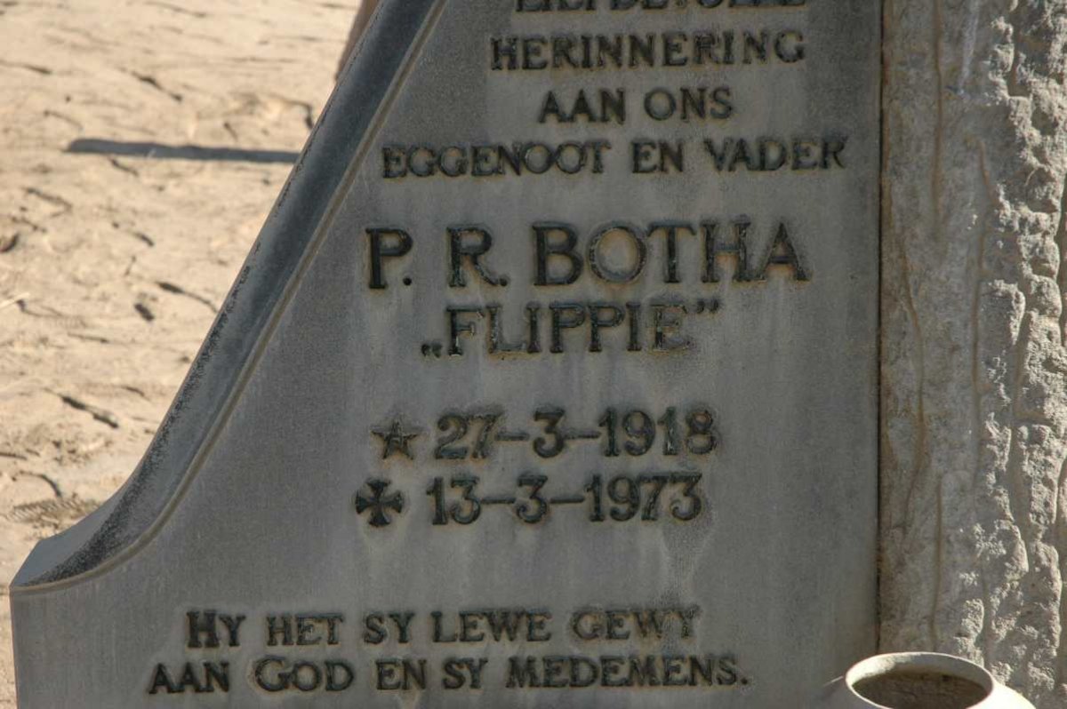 BOTHA P.R. 1918-1973