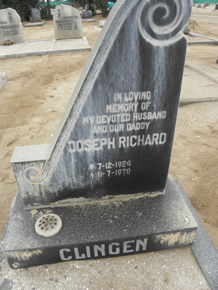 CLINGEN Joseph Richard 1924-1970