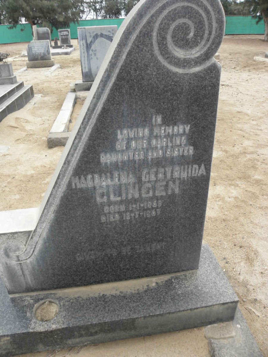CLINGEN Magdalena Gertruida 1888-1967
