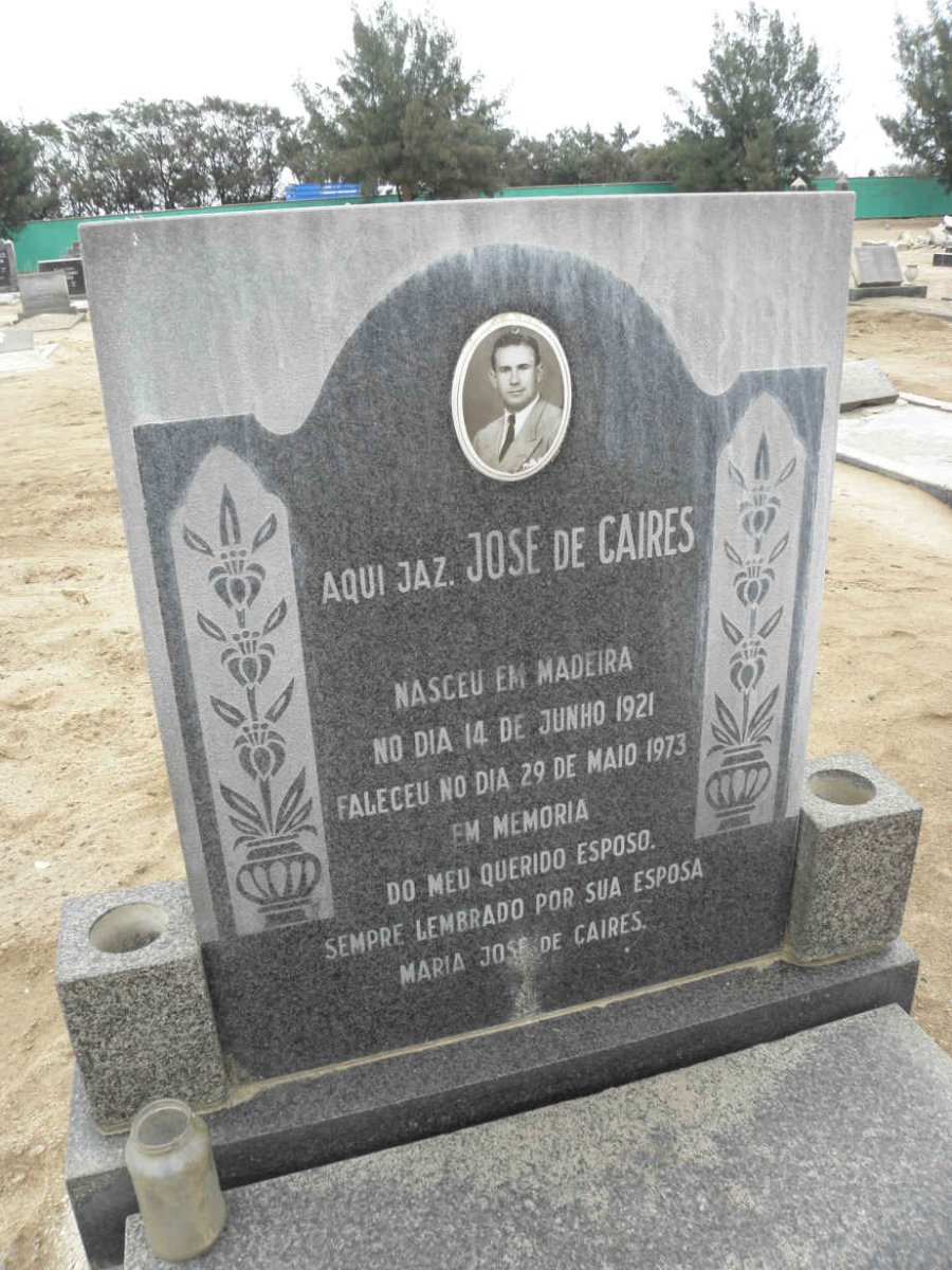 CAIRES Aqui Jaz. Jose, de 1921-1973