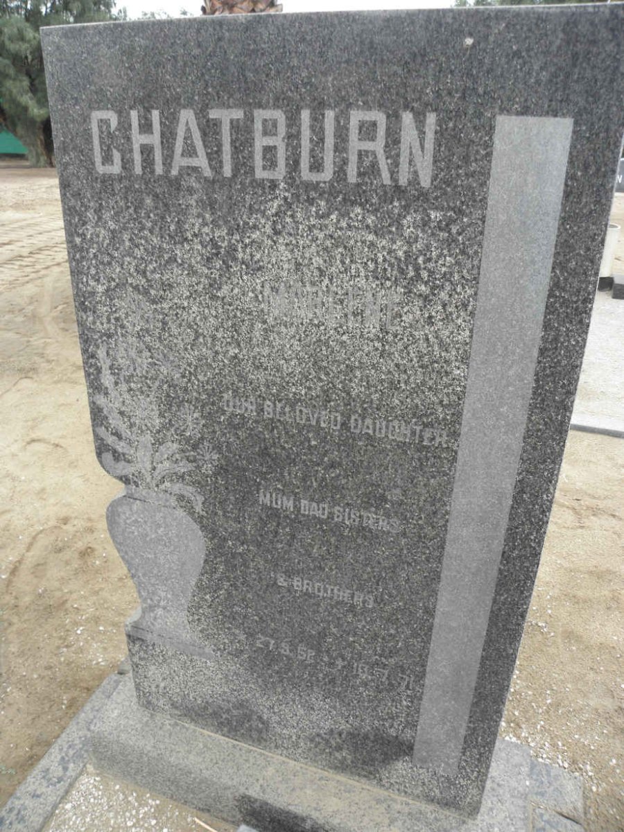 CHATBURN Marlene 1952-1971