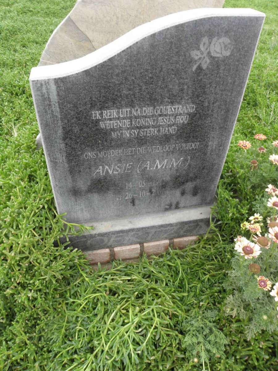 COERTZEN A.M.M. 1942-2001