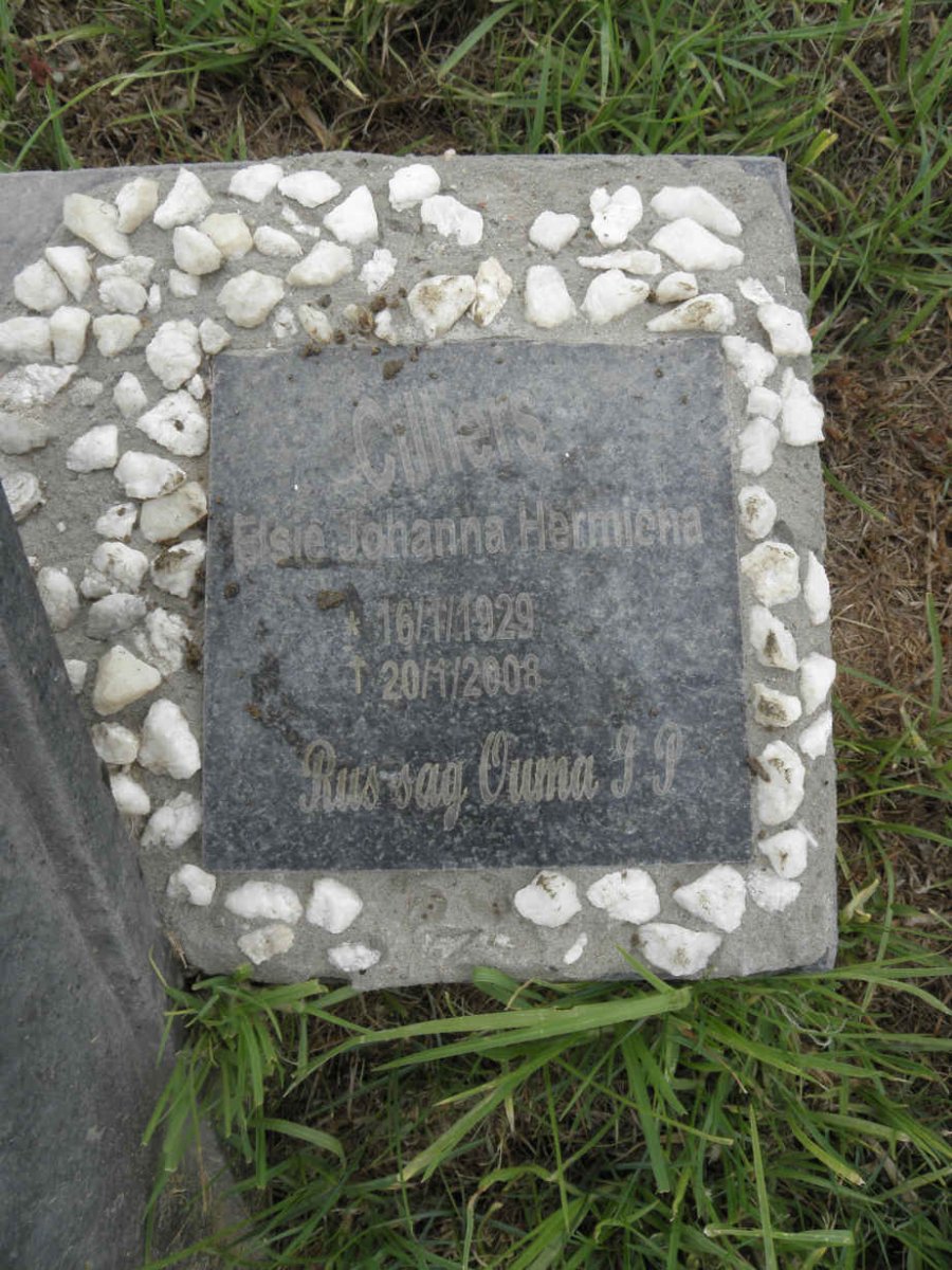 CILLIERS Elsie Johanna Hermiena 1929-2008
