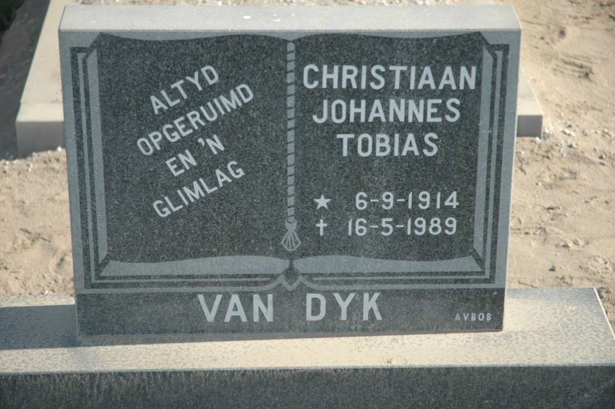 DYK Christiaan Johannes Tobias, van 1914-1989
