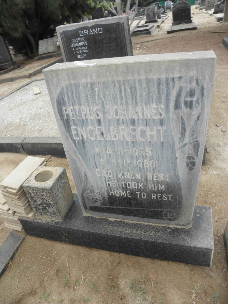 ENGELBRECHT Petrus Johannes 1935-1980
