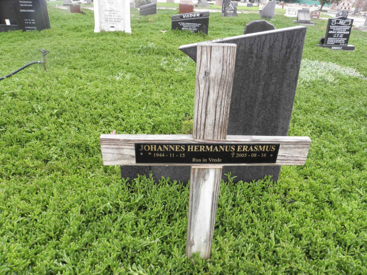 ERASMUS Johannes Hermanus 1944-2005
