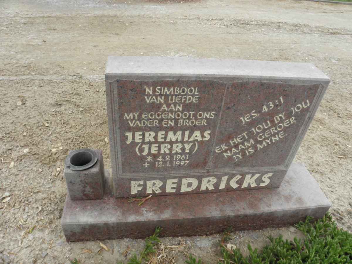 FREDERICKS Jeremias 1961-1997