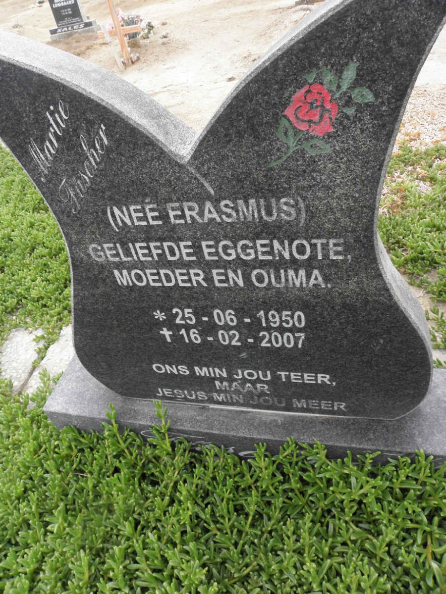 FASCHER Martie nee ERASMUS 1950-2007