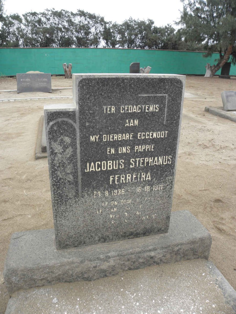 FERREIRA Jacobus Stephanus 1936-1971