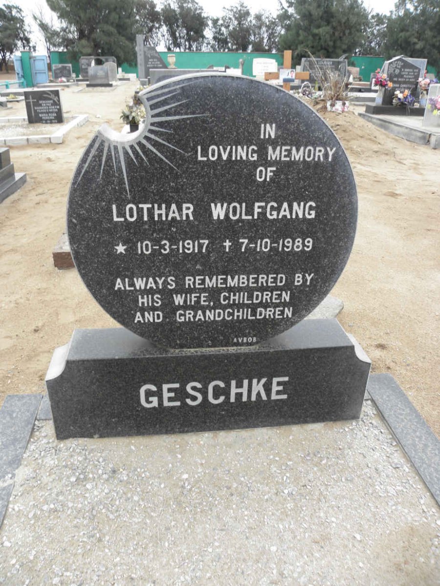GESCHKE Lothar Wolfgang 1917-1989