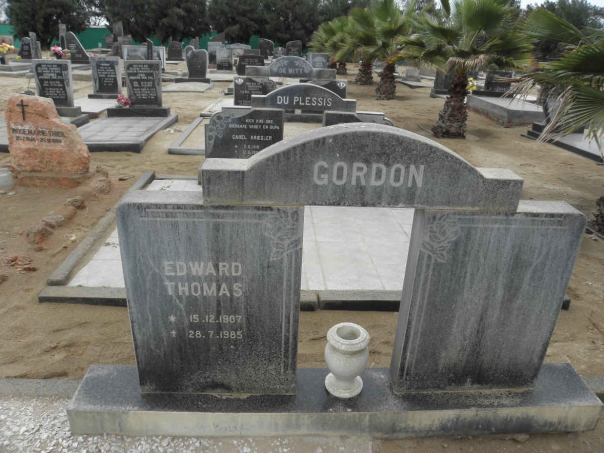 GORDON Edward Thomas 1907-1985