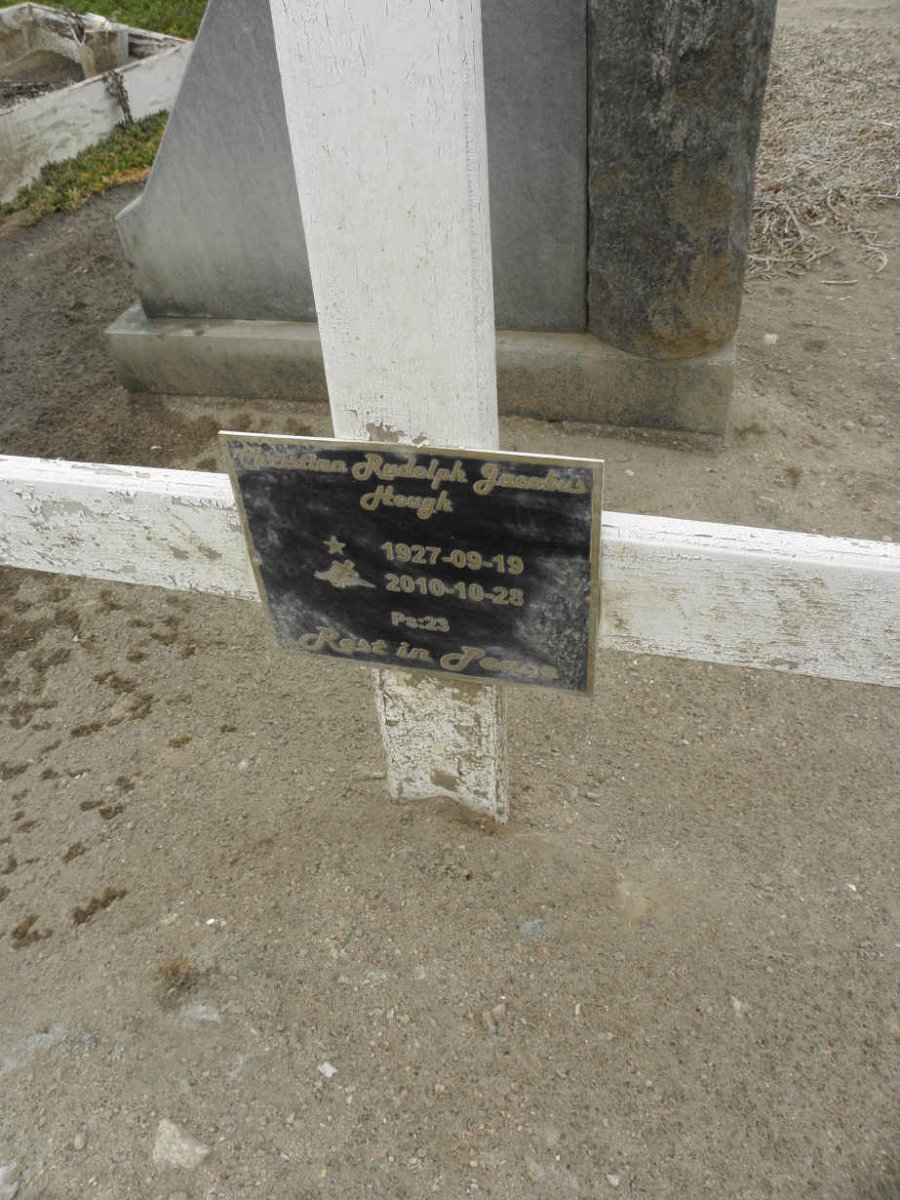 HOUGH Christian Rudolph Jacobus 1927-2010