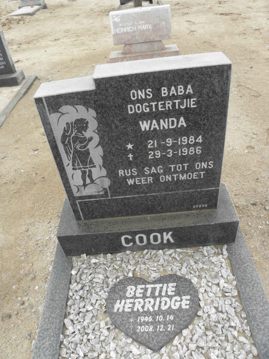 HERRIDGE Bettie 1946-2008 :: COOK Wanda 1984-1986