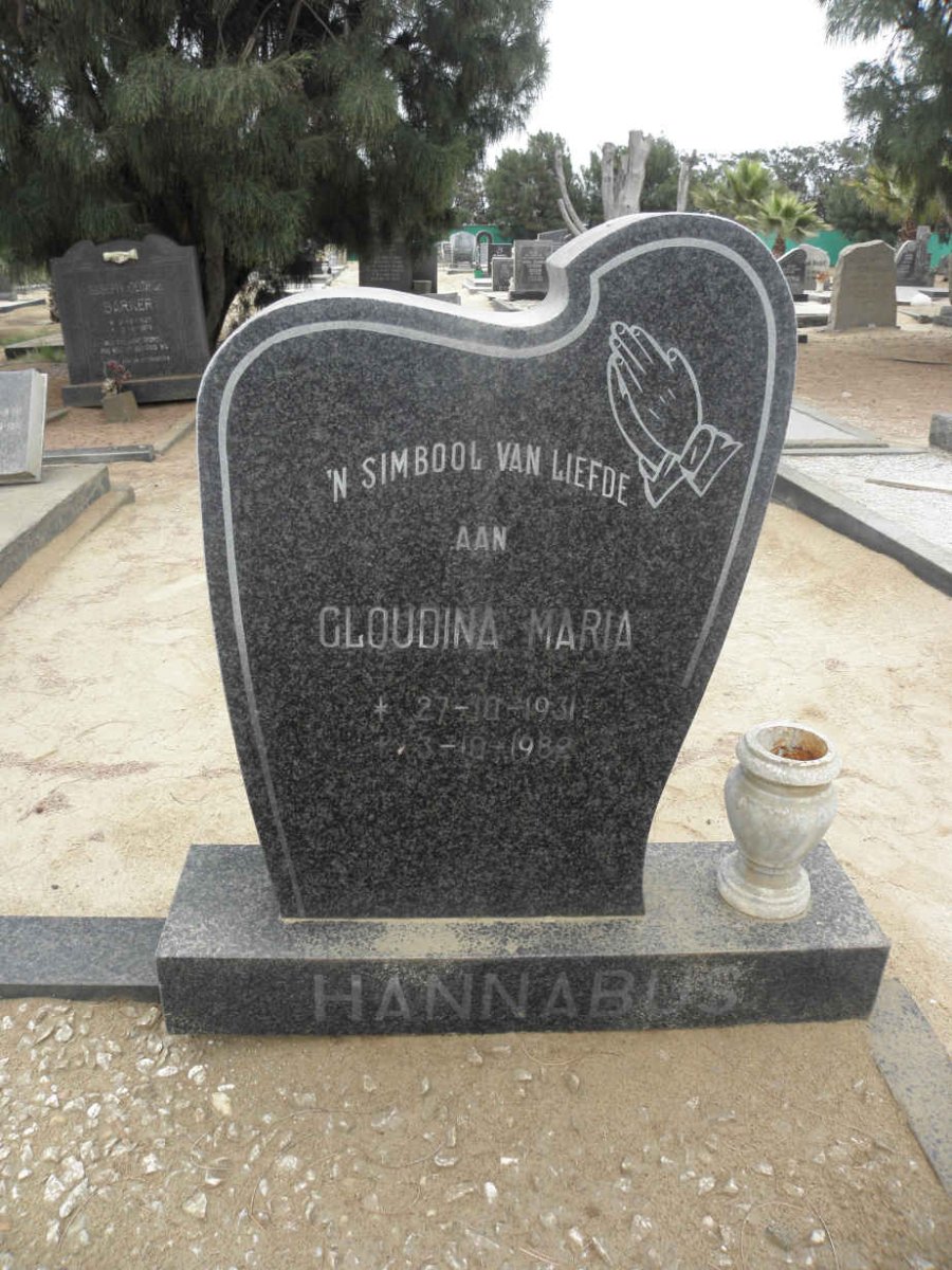 HANNABUS Gloudina Maria 1931-1982