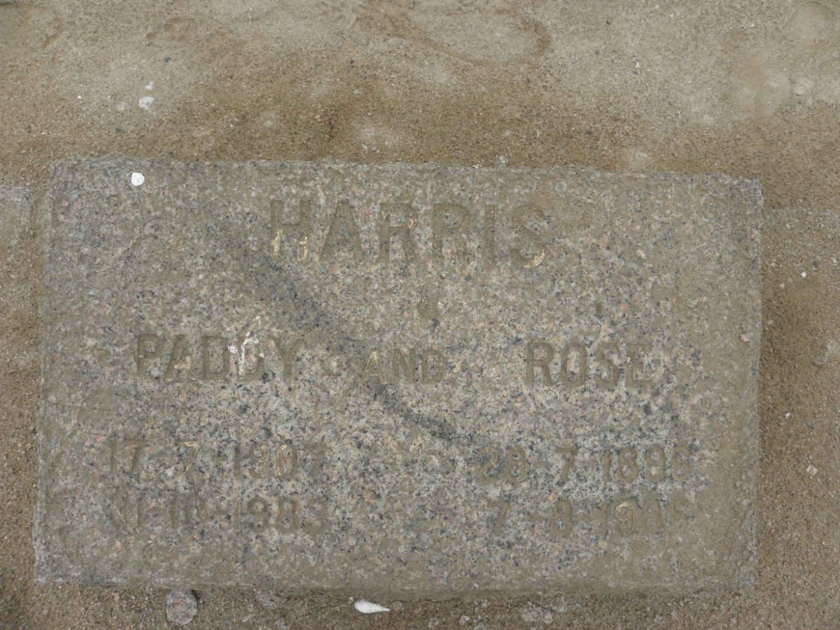 HARRIS Paddy 1907-1983 &amp; Rose 1898-