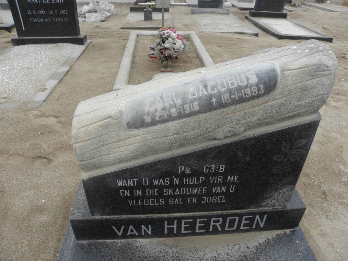 HEERDEN Carl Jacobus, van 1916-1983