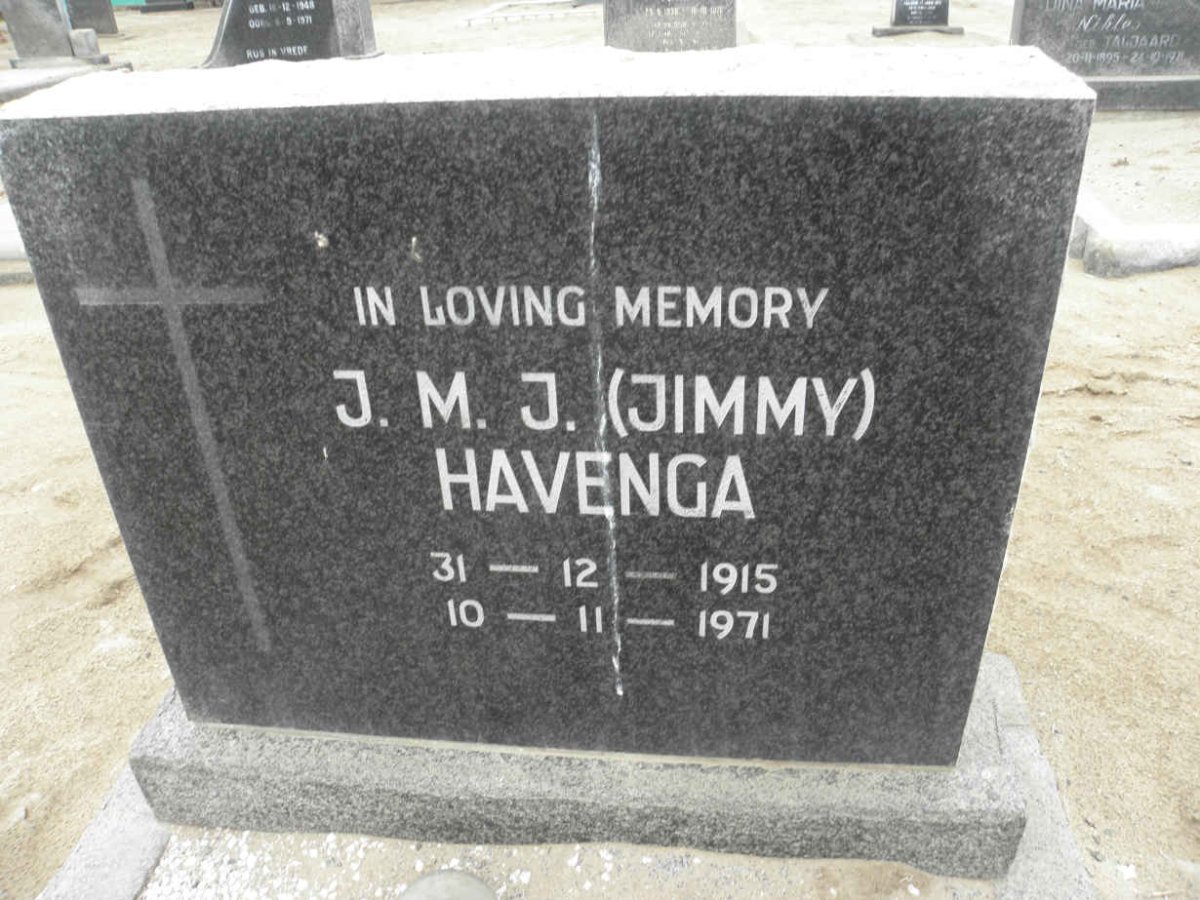 HAVENGA J.M.J. 1915-1971