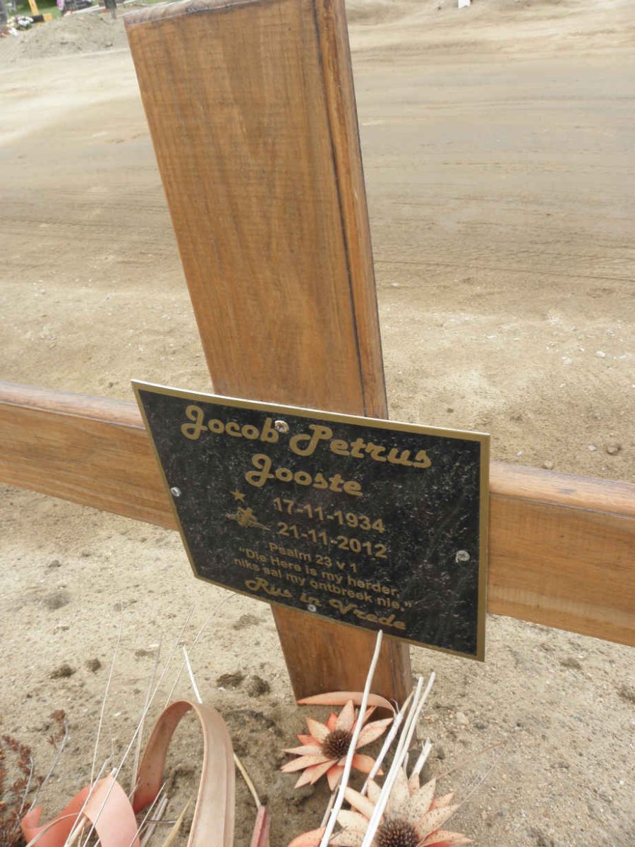 JOOSTE Jacob Petrus 1934-2012